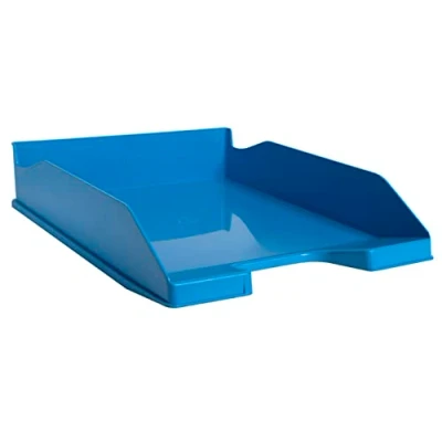Imagen de Exacompta Ref. 113283D 1 Bandeja para Cartas Combo Midi Bee Blue Documentos en Formato A4+ Dimensiones 34,6 x 25,5 6,5 cm Color Turquesa