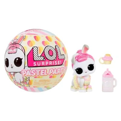Imagen de L.O.L. Surprise! Pastel Party Hops Tot 1 Muñeca con 6 Sorpresas Que Incluyen Moda y Accesorios Adorables de Primavera, Colecciona Ambas Muñecas, para Niños Mayores 4 Años