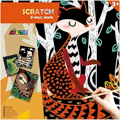 Imagen de Avenir CH1542 Scratch Magic Animal, colores variados