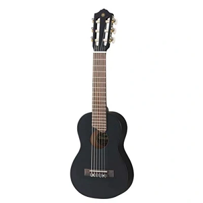 Imagen de Yamaha GL1 Guitalele, Mini guitarra de madera con las dimensiones un ukulele, escala 17 pulgadas, 6 cuerdas nylon, color Negro
