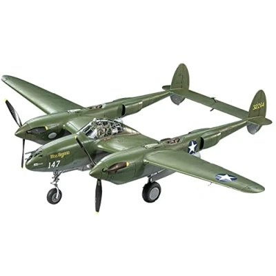 Imagen de Tamiya 1:48 US P 38 F/G Lightning plástico, Hobby, Pegamento, Kit de modelismo, Montaje, sin Pintar