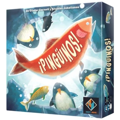 Imagen de Next Move Games ¡Pingüinos! Juego De Mesa Estrategia para Adultos y Niños a Partir 8 Años 2 4 Jugadores 20 Minutos por Partida Español