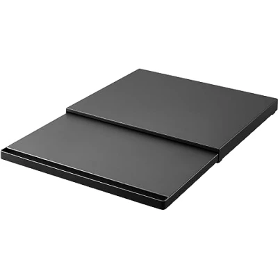 Imagen de YAMAZAKI 2106 Bandeja extraíble para encimera, Acero Silicona Polipropileno, Negro