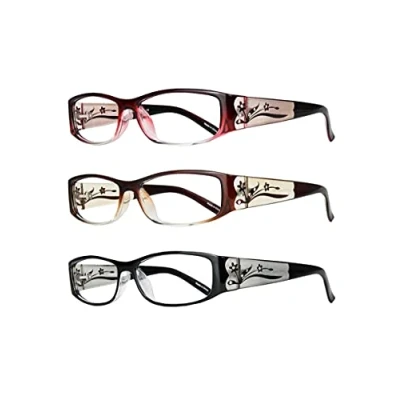 Imagen de EYEBOGO Kaylee Gafas de Lectura para Mujeres (3 Pack, 2.25)