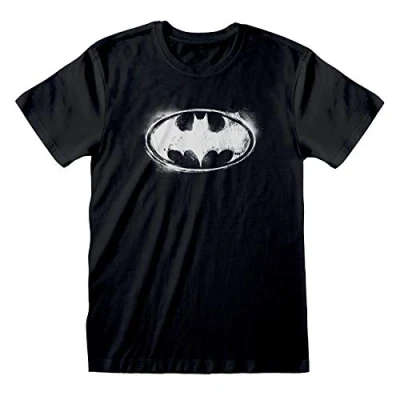 Imagen de DC Comics Batman Mono apenó el Logotipo Camiseta para Hombre Negro XL