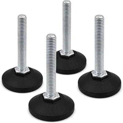 Imagen de 4 tornillos de ajuste 38 mm diámetro con tornillo galvanizado M8 x 100