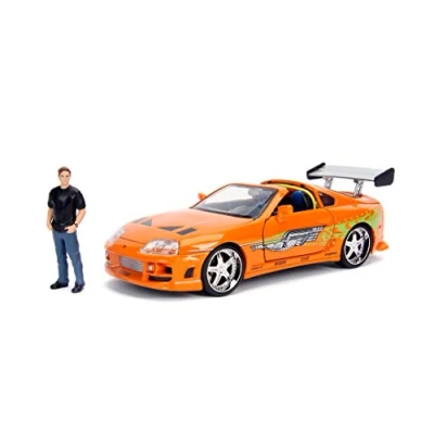 Imagen de Jada Fast&amp;Furious Supra con figura Brian 1:24 para Niños