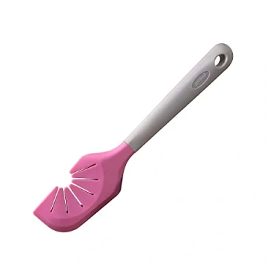Imagen de Zenker FCK44916 Espátula 2 en 1 y Limpia el batidor, Silicona, Rosa