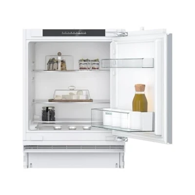 Imagen de SIEMENS KU21RVFE0 iQ300 Nevera inteligente sin congelador, nicho de 82 x 60 cm, 134 L, soporte para botellas, estantes cristal seguridad, enfriamiento rápido, muy silencioso, iluminación LED