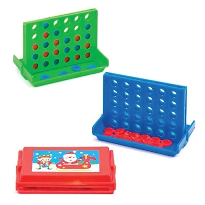 Imagen de Baker Ross Mini 4 en Raya Juegos de Navidad: Juguetes novedosos para niños, Fiesta, botín o Bolsa premios (Paquete 4)