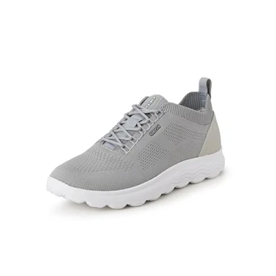 Imagen de Geox Spherica U, Zapatillas Hombre, Light Grey White, 41 EU Estrecho