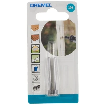 Imagen de Dremel 196 Juego de accesorios para fresar, 2 fresas alta velocidad en forma cilindro con un diámetro trabajo 5,6 mm