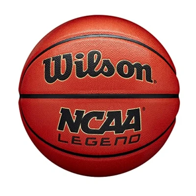 Imagen de Wilson Pelota de baloncesto NCAA LEGEND, Cuero mixto, Para juego interior y exterior