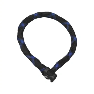 Imagen de ABUS Candado de cadena IVERA Chain 7210 bicicleta con revestimiento fibra sintética IvyTex altamente flexible Nivel seguridad 8 85 cm Negro