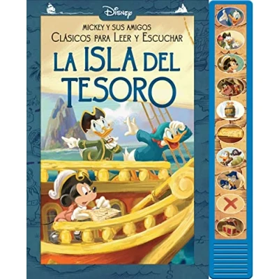 Imagen de LA ISLA DEL TESORO. CLASICOS PARA LEER Y ESCUCHAR CON MICKEY SUS AMIGOS (RAC 10 BOTONES)