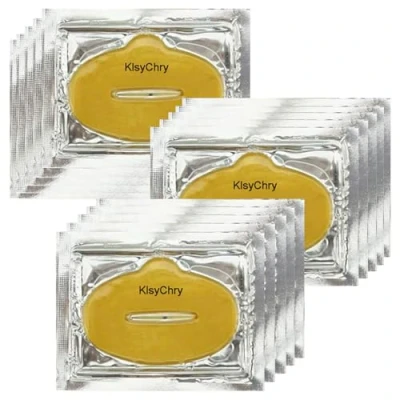 Imagen de 15 parches de colageno oro para humectar labios, mascara antiarrugas nutrir, hidratar, reafirmar el labio. Adios arrugas alrededor la boca, mascarilla con efecto lifting, textura suave
