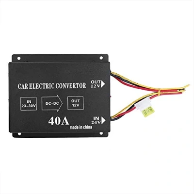Imagen de DC 24V a 12V Transformador Reductor de Voltaje del Inversor Eléctrico Camión Automóvil Convertidor Voltaje(24V / 40A 480W)