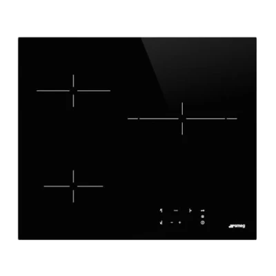 Imagen de SMEG SE263TD1, Placa vitrocerámica UNIVERSAL, Black glass