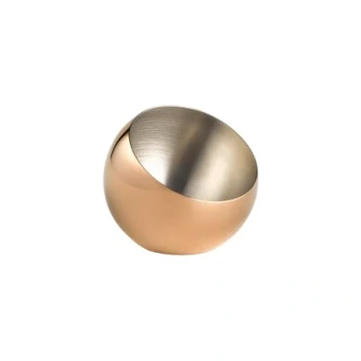 Imagen de APS 40771 Bol SPHERE, juego de 3, Ø 8 cm, altura 7 0,1 litros, acero inoxidable, aspecto cobre