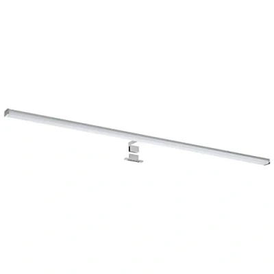 Imagen de SEBSON® Lampara Espejo Baño LED 120cm, Luz Pinza + Armario, 15W, 1500lm Blanca Neutra 4000K, IP44 1200x98x44mm
