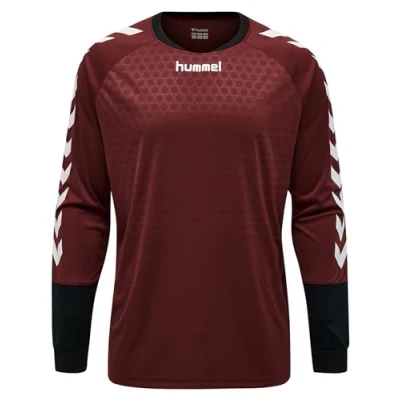 Imagen de Hummel Camiseta de manga larga para niños, Talla: 7a, Maroon