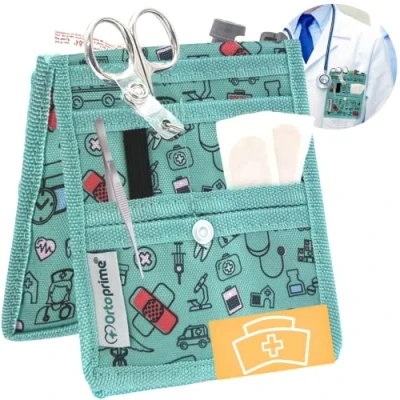 Imagen de OrtoPrime Salvabolsillos Enfermería MÁS COMPARTIMENTOS Organizador de Bolsillo Accesorios TAMAÑO IDEAL