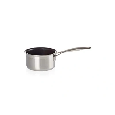 Imagen de Le Creuset Cazo de acero inoxidable con antiadherente, 14 cm, plateado, 96201214001000