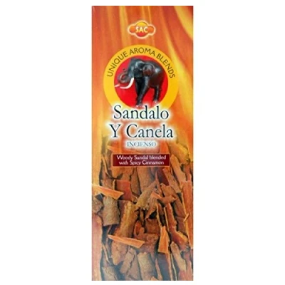Imagen de SAC Incienso Sandalo y Canela Set de 6 paquetes hexagonales