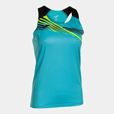 Imagen de Joma Camiseta Tirantes Elite x Turquesa flúor Negro