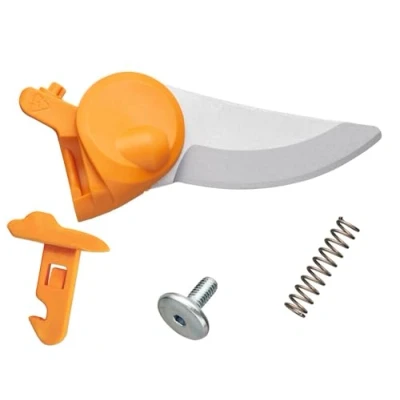 Imagen de Fiskars Cuchilla de repuesto para tijeras jardín Bypass la serie X L P961 (1057175), Incluye muelle y tornillo, acero inoxidable, 1064258