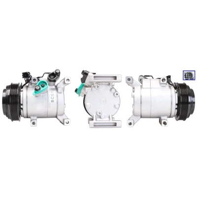 Imagen de LUCAS ACP01110 Compresor de Aire Acondicionado PAG 46 YF R134a, R1234yf con juntas HYUNDAI: i10 II Hatchback