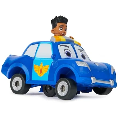 Imagen de DISNEY JUNIOR UNIDAD de RESCATE JAYDEN y PISTÓN Figura Acción Coche Policía Juguete con Fricción Vueltas Completas 6066349 Juguetes Niños 3 Años +