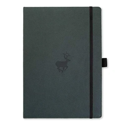 Imagen de Dingbats* Vida Silvestre Cuaderno A4 Cuadriculado Extra Grande Libreta de Tapa Dura Cuero PU Cierre Elástico, Soporte para bolígrafos, Marcador