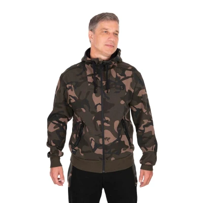 Imagen de Fox Camo Hoodie Premium 310 con Cremallera Completa XXL Chaleco de pesca