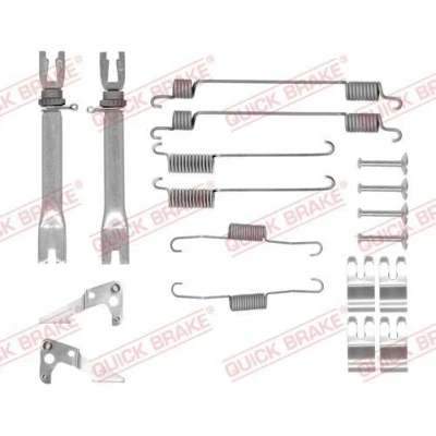Imagen de QUICK BRAKE 105 0030S Juego de accesorios, zapatas freno con muelle bimetálico