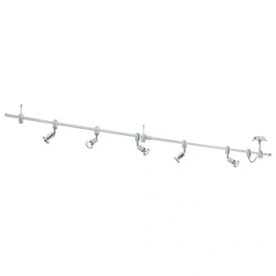 Imagen de Eglo lámpara LED de techo Vilanova, 5 focos, foco aluminio y acero, cocina en cromo, salón, focos incl bombillas GU10