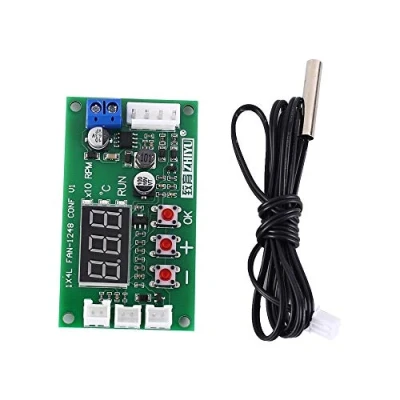 Imagen de PWM controlador Módulo, DC 12 V 24 48 de temperatura del ventilador 4 cables, velocidad, módulo pantalla para ventilador/alarma PC