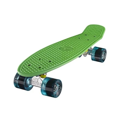 Imagen de Ridge Original 22&quot; Cruiser Skateboard, Unisex Youth, Verde/Azul Claro, 56 cm