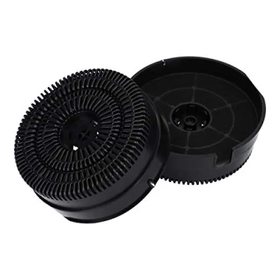 Imagen de 2 filtros de carbón activo tipo 58 para Whirlpool 484000008782 Ikea Nyttig FIL 220 Wpro CFC380 campana extractora