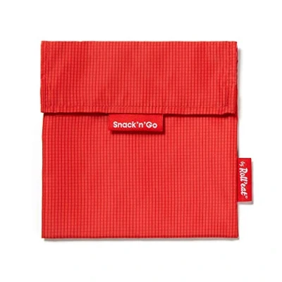 Imagen de Roll&#039;eat ® Porta Sandwich Reutilizable, Bolsa Ecológica sin BPA, Bocadillo de Color Rojo Snack&#039;n&#039;Go Active