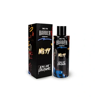 Imagen de barber MARMARA No.99 Limited Edition Eau de Cologne 500 ml, botella cristal con aroma para hombre, paquete regalo, perfume después del afeitado