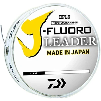 Imagen de DAIWA J Fluoro Líder Línea de Pesca, Unisex, Transparente, 20 lb/100 yds