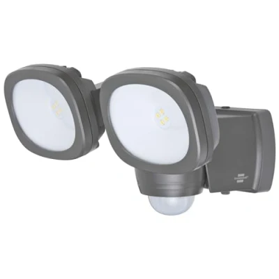 Imagen de Brennenstuhl LUFOS 420 foco LED con detector de movimiento para montaje en exteriores, funcionamento sobre pilas alcalinas (2x 240 lm, pared, exterior, IP44)