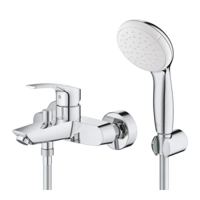 Imagen de GROHE EUROSMART Batería para bañera con ducha (cromada)
