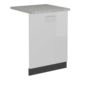 Imagen de Vicco Tapa del lavavajillas &quot;R Line&quot;, Blanco alto brillo, 60 cm , ET Mármol