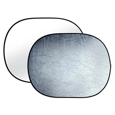 Imagen de Reflector Plegable 2 En 1 Tr 8 Plata/blanco De 90x120 Cm Bresser