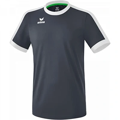 Imagen de Erima Retro Star Maglietta da Uomo, T shirt, 3132128, Grigio ardesia/bianco, M