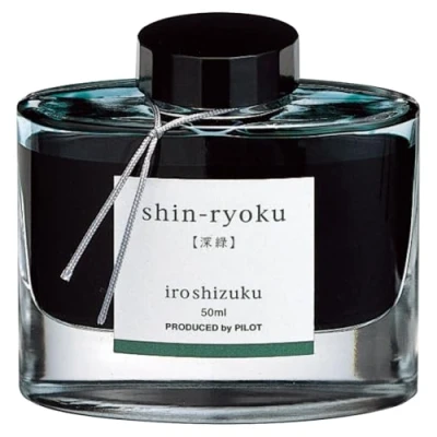 Imagen de Pilot Iroshizuku Tinta para pluma estilográfica, botella de 50 ml, color verde oscuro