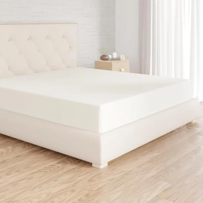 Imagen de Amazon Basics Sabana Bajera Ajustable, 200 x 30 cm, de Poliéster Microfibra, Beige