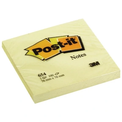 Imagen de 3M Post it notas amarillas (76x76 mm)